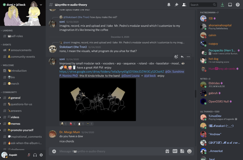 An ongoing conversation in the Domi + JD Beck community.